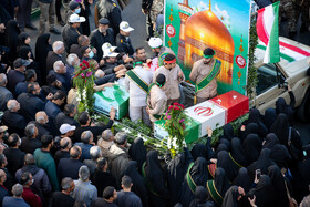 مراسم تشییع پیکرهای ۶ شهید گمنام - اراک