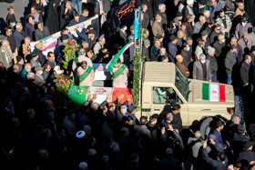 مراسم تشییع پیکرهای ۶ شهید گمنام - اراک