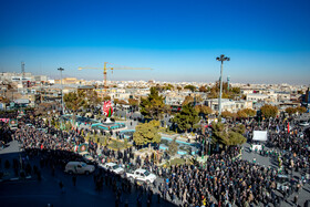 مراسم تشییع پیکرهای ۶ شهید گمنام - اراک