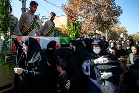 مراسم تشییع پیکرهای ۶ شهید گمنام - اراک