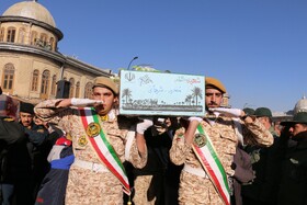 مراسم تشییع پیکرهای ۸ شهید گمنام - همدان
