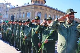 مراسم تشییع پیکرهای ۸ شهید گمنام - همدان
