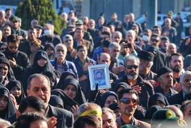 مراسم تشییع پیکرهای ۸ شهید گمنام - همدان
