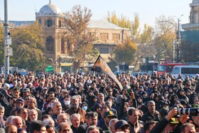 مراسم تشییع پیکرهای ۸ شهید گمنام - همدان
