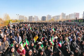 مراسم تشییع پیکرهای ۸ شهید گمنام - همدان
