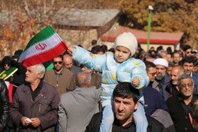 مراسم تشییع پیکرهای ۸ شهید گمنام - همدان
