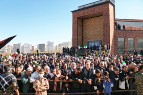 مراسم تشییع پیکرهای ۸ شهید گمنام - همدان
