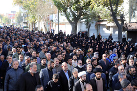 مراسم تشییع پیکرهای ۷ شهید گمنام - کرمانشاه
