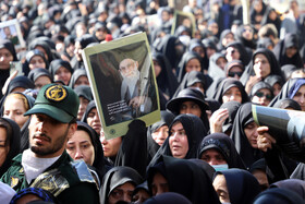 مراسم تشییع پیکرهای ۷ شهید گمنام - کرمانشاه
