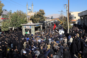مراسم تشییع پیکرهای ۷ شهید گمنام - کرمانشاه
