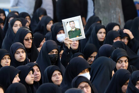 مراسم تشییع پیکرهای ۷ شهید گمنام - کرمانشاه
