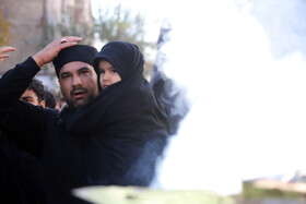 مراسم تشییع پیکرهای ۷ شهید گمنام - کرمانشاه
