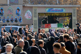 مراسم تشییع پیکرهای ۷ شهید گمنام - کرمانشاه
