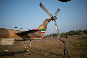 ادامه عملیات مهار آتش‌سوزی جنگل‌های مرزن‌آباد