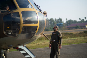 ادامه عملیات مهار آتش‌سوزی جنگل‌های مرزن‌آباد