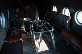 ادامه عملیات مهار آتش‌سوزی جنگل‌های مرزن‌آباد