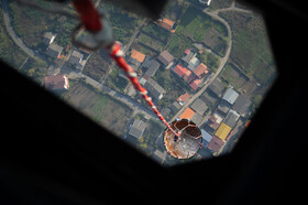 ادامه عملیات مهار آتش‌سوزی جنگل‌های مرزن‌آباد