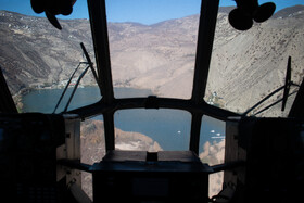 ادامه عملیات مهار آتش‌سوزی جنگل‌های مرزن‌آباد