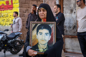 مراسم تشییع پیکرهای ۱۴ شهید گمنام - بندرعباس