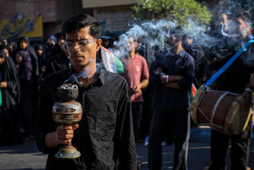 مراسم تشییع پیکرهای ۱۴ شهید گمنام - بندرعباس