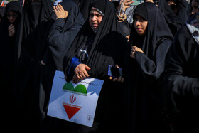 مراسم تشییع پیکرهای ۱۴ شهید گمنام - بندرعباس