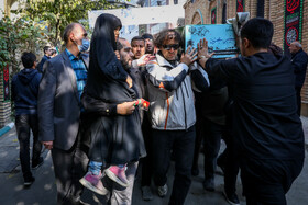 مراسم تشییع پیکرهای ۱۰۰ شهید گمنام - تهران