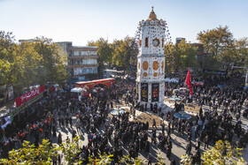 مراسم تشییع پیکرهای ۱۰ شهید گمنام - ساری
