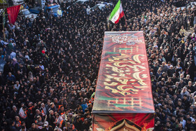 مراسم تشییع پیکرهای ۱۰ شهید گمنام - ساری
