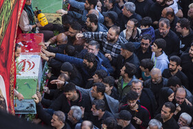 مراسم تشییع پیکرهای ۱۰ شهید گمنام - ساری
