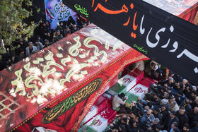 مراسم تشییع پیکرهای ۱۰ شهید گمنام - ساری
