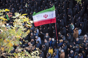 مراسم تشییع پیکرهای ۱۰ شهید گمنام - ساری
