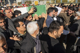 مراسم تشییع پیکرهای ۱۰ شهید گمنام - ساری
