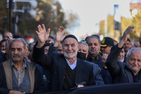 مراسم تشییع پیکر شهید گمنام - زنجان
