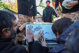 مراسم تشییع پیکر شهید گمنام - زنجان
