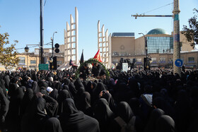 مراسم تشییع پیکر شهید گمنام - زنجان
