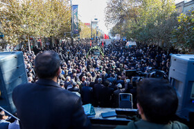 مراسم تشییع پیکر شهید گمنام - زنجان
