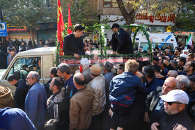 مراسم تشییع پیکر شهید گمنام - زنجان
