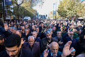 مراسم تشییع پیکر شهید گمنام - زنجان
