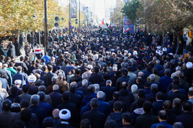 مراسم تشییع پیکر شهید گمنام - زنجان
