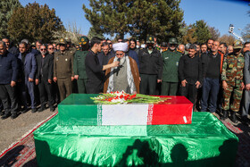 مراسم تشییع پیکر شهید گمنام - زنجان

