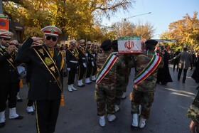 مراسم تشیع پیکرهای ۸ شهید گمنام - بجنورد