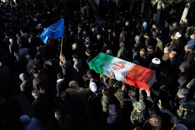 مراسم تشیع پیکرهای ۸ شهید گمنام - بجنورد