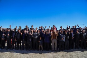 مراسم تشیع پیکر و تدفین شهدای گمنام - روستای قلعه‌جق