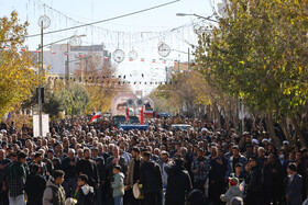 مراسم تشییع پیکرهای ۶ شهید گمنام - شهرکرد
