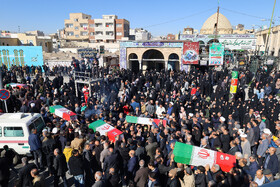 مراسم تشییع پیکرهای ۶ شهید گمنام - شهرکرد