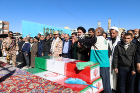 مراسم تشییع پیکرهای ۶ شهید گمنام - شهرکرد
