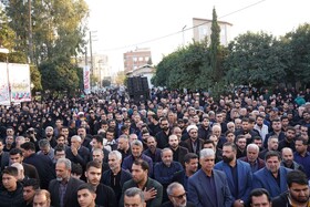 مراسم تشییع پیکر شهید گمنام - بابل
