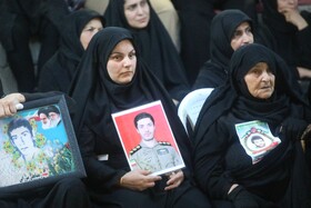 مراسم تشیع یک شهید گمنام و یادواره شهدای کِسلیان سوادکوه