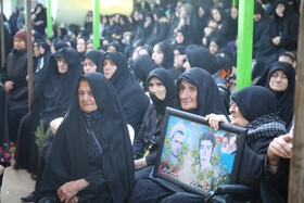 مراسم تشیع یک شهید گمنام و یادواره شهدای کِسلیان سوادکوه