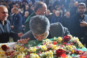 مراسم تشیع یک شهید گمنام و یادواره شهدای کِسلیان سوادکوه